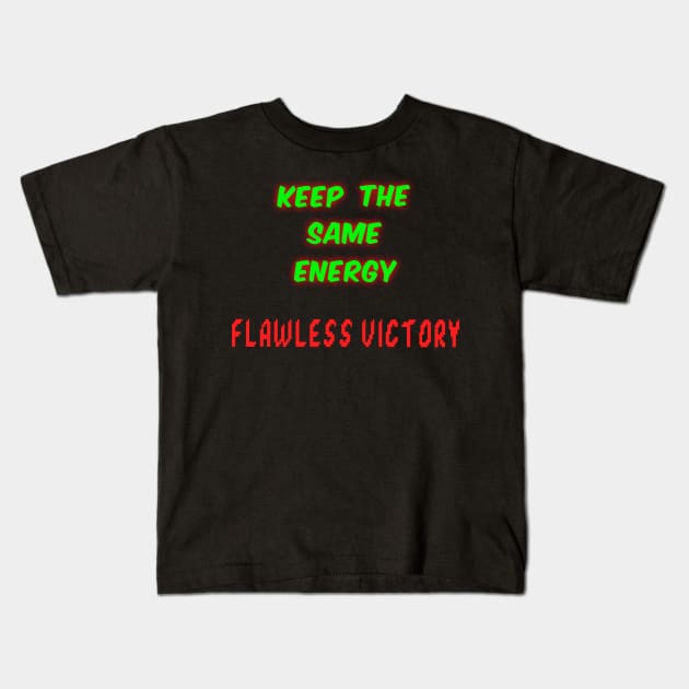 Mortal Kombat Flawless Victory Kids T-Shirt by IronLung Designs